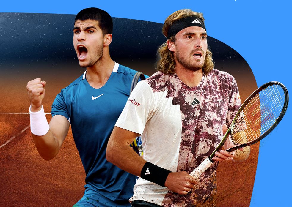 Alcaraz vs Tsitsipas Head-to-Head Record & Match Stats