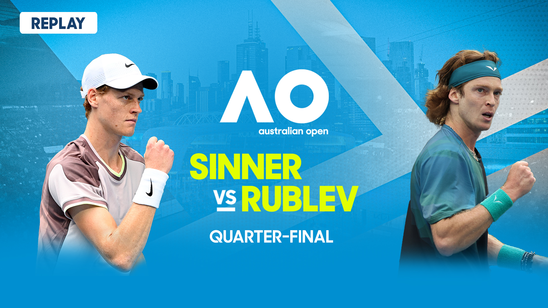 Sinner vs Rublev H2H Record, Stats, and Highlights to Know