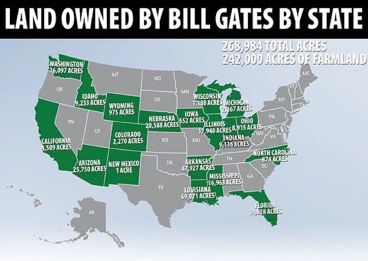 Bill Gates Land Map 2025: Explore His U.S. Farmland Empire