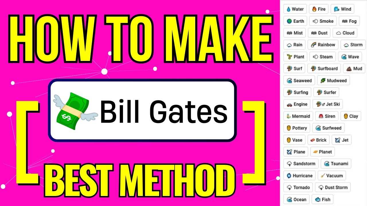 How to Make Bill Gates in Infinite Craft (Step-by-Step)