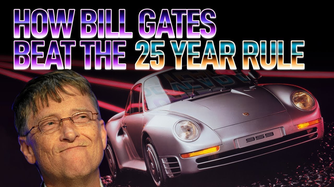 Bill Gates Driving His Porsche 959 – Billionaire's Dream Car