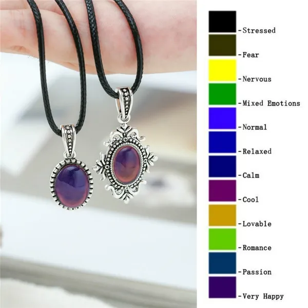What Does the Color Purple Mean on a Mood Necklace? Find