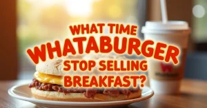 What Time Does Whataburger Stop Serving Breakfast? Find Now