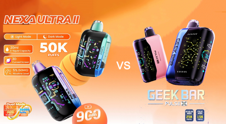 nexa vape vs geek bar Geek Bar Pulse versus Geek Bar Pulse X main image 1