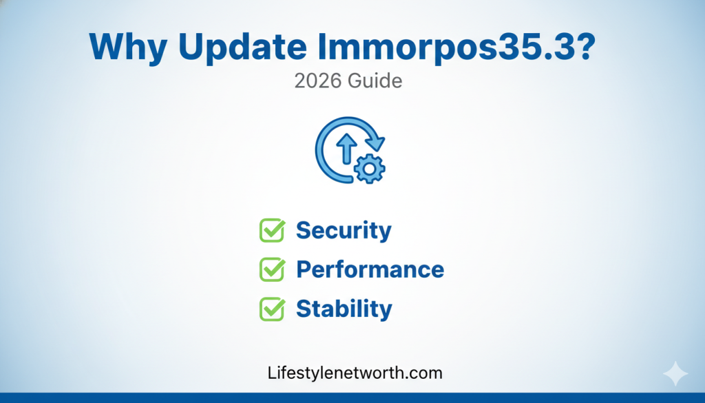 Why Updating Immorpos35.3 Software Is Important Now 2026