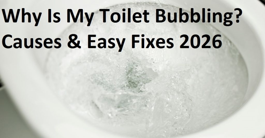 Why Is My Toilet Bubbling? Causes & Easy Fixes 2026